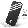 Adidas OR Booklet Dėklas PU Apple iPhone 13 Pro/ 13 6,1″ juodos spalvos baltos spalvos 47112