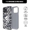 Apple iPhone 13 Pro Max Adidas OR Snap dėklas Leopard pilkos spalvos