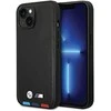 Apple iPhone 14 BMW odinis dėklas Stamp Tricolor (BMHCP14S22PTDK) juodos spalvos