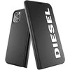 Dėklas Diesel Booklet Case Core Apple iPhone 12/12 Pro dėkals telefonui juodos ir baltos spalvos 42486