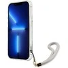 Apple iPhone 13 Pro Guess dėklas Flower Strap (GUHCP13LHFLSN) žalios spalvos