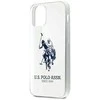 Us Polo Assn US Polo USHCP12STPUHRWH Apple iPhone 12 mini 5,4" telefono dėklas baltos spalvos Shiny Big Logo