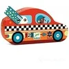 Djeco Siluetų dėlionė - Sportinis automobilis (16 detalių) ( DJ07273 )