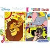 Clementoni Dėlionė 3x48 vnt. - Disney personažai