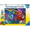 Ravensburger Dėlionė 200 vnt. - Kosminiai dinozaurai
