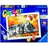 Dėlionė Ravensburger Paint by Numbers Autumn Cats