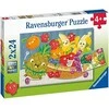 Ravensburger Dėlionė 2x24 vnt. - Švieži vaisiai ir daržovės