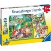 Ravensburger Dėlionė 3x49 vnt. - Mažosios princesės