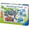 Ravensburger Dėlionė 3x49 vnt. - Policija