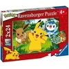 Ravensburger Dėlionė 2x24 vnt. - Pokemonai