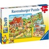 Ravensburger Dėlionė 3x49 vnt. - Atostogos kaime