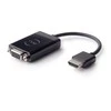 DELL DAUBNBC084 vaizdo kabelio adapteris HDMI VGA (D-Sub) Juoda