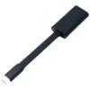 DELL 470-ABND kabelių sąsaja / invertavimo adapteris Gigabit Ethernet C tipo USB Juoda