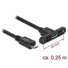 „Delock Cable USB 2.0 Micro-B“ lizdas, skirtas montuoti > USB 2.0 mikrofonas