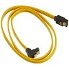 Delock Cable SATA 6 Gb/s žemyn kampuotas 70cm geltonas