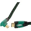Delock kabelis HDMI A kištukas > HDMI A kištukas kampinis 4K 1 m