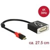 USB adapteris Delock USB-C - DVI Juodas (61213)