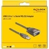 Delock Adapteris USB 2.0 Type-A iki 1 x serijinio RS-232 D-Sub 9 kontaktų kištukas 1 m