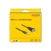 USB kabelis Delock USB2.0 Typ-A, 1 x RS-232 D-sub 9 kontaktų, adapteris