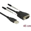 DLC DeLOCK 62958 knyginių kompiuterių dokas / jungčių replikatorius USB A tipo Juoda