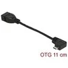 DELOCK kabelis USB micro-B ST 90 laipsnių kampu > USB-A Bu OTG 11cm