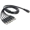 „Delock“ maitinimo kabelio nuolatinės srovės skirstytuvas 5,5 x 2,1 mm 1x - 6x St (83289)