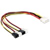 Delock Molex - 2- pin, 0,3m, Multicolor (83343)