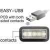Delock 83538 - 5 m - USB A - Micro-USB B - USB 2.0 - Male/Male - Juodas