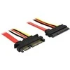 Delock kabelis SATA 6 Gb/s 22 kontaktų kištukas > SATA 22 kontaktų lizdas