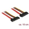 Delock kabelis SATA 6 Gb/s 22 kontaktų kištukas > SATA 22 kontaktų lizdas