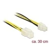 Delock ATX/EKP 4-pin - ATX/EKP 4-pin, 0.3 m, geltona (84954)