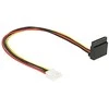 DeLock Kabelis Power Floppy 4 kontaktų (F) – SATA 15 kontaktų (F) 30 cm