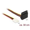 DeLock Kabelis Power Floppy 4 kontaktų (F) – SATA 15 kontaktų (F) 30 cm
