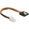 Delock SATA 15- pin - 4- pin, 0,2 m, Oranžinė (85519)