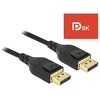 DELOCK DisplayPort kabelis 8K 60 Hz 3 m DP 8K sertifikuotas