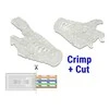 DELOCK Crimp&amp;Cut RJ45 Knickschutz St 20Stk