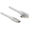 DELOCK Thunderbolt-Kabel3 USB-C Kabelis 4K 60Hz gewinkelt 1,2m