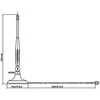 DLC DeLOCK 88413 tinklo antena Daugiakryptė antena RP-SMA 4 dBi