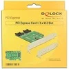 Maršrutizatorius „Delock“ PCIe 3.0 x4 valdiklis - 2x M.2 SATA (89518)