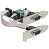 Delock PCI Express x1 Karte zu 2 x Seriell RS-232 High Speed 921K mit Spannungsversorgung