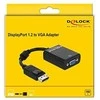 DELOCK Adapteris DP-St > VGA-Bu 22.5cm juodas