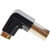 Delock adapteris HDMI-A moteriškas > HDMI-A vyriškas 4K 90° kampu apačia juoda