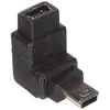 ADAPTER USB MINI(M)->USB MINI(F) KAMPINIS DÓŁ JUODA DELOCK