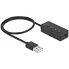 Delock USB adapteris su garso valdymo mygtukais