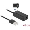 Delock USB ausinių ir mikrofono adapteris su 2 x 3,5 mm lizdu