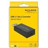 Delock Converter USB 3.1 Gen 2 Type-A vyriškas > USB Type-C™ moteriškas aktyvus juodas