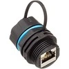 Delock kabelio jungtis RJ45 lizdas RJ45 lizdas Cat.6A su sandarinimo dangteliu