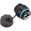 Delock kabelio jungtis RJ45 lizdas RJ45 lizdas Cat.6A su sandarinimo dangteliu