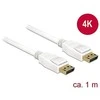 Delock kabelis Displayport 1.2 vyriškas > Displayport kišas 4K 1 m