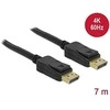 Kabelis Delock Rodyti Prievadas - DisplayPort 7m juodas (84860)
